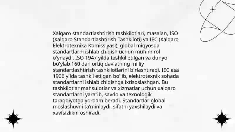 Standartlashtirishning rivojlanish bosqichlari 4
