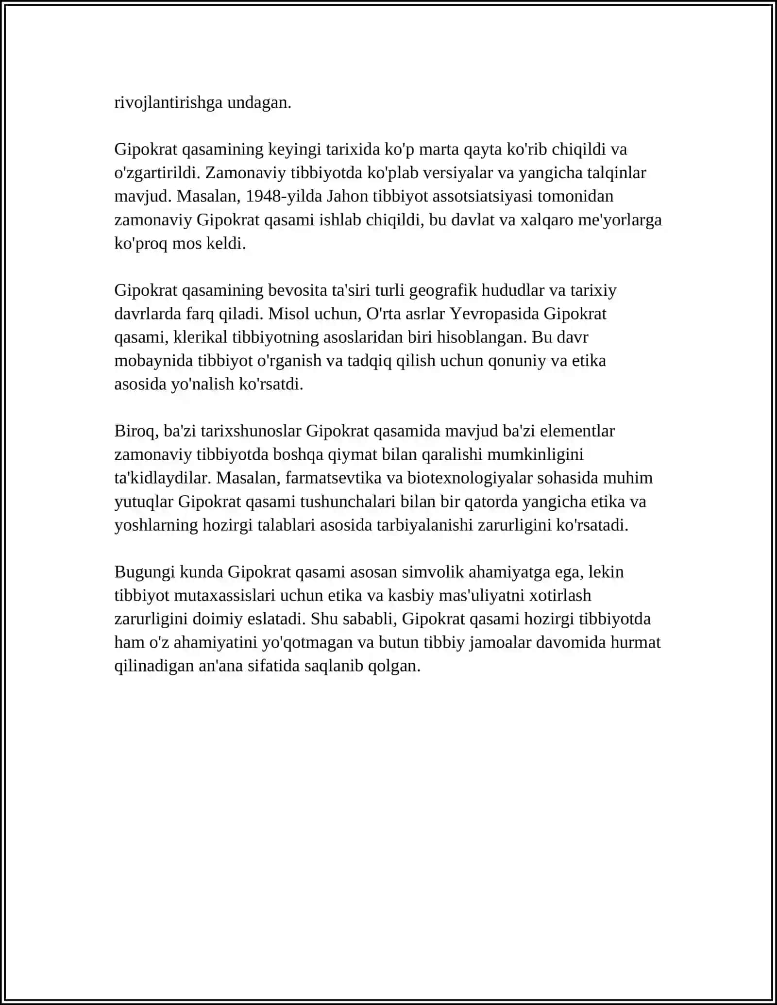 GIPPOKRAT QASAMYODI 4