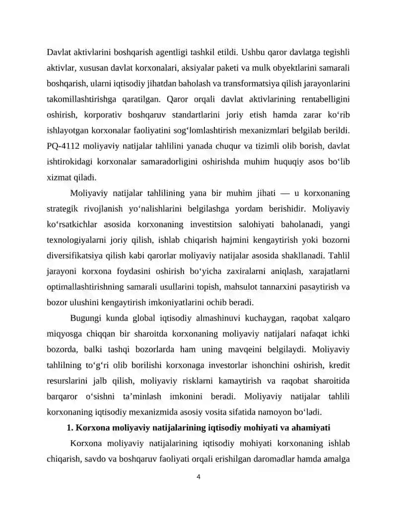 KORXONALARNING MOLIYAVIY NATIJALARI TAHLILI 4