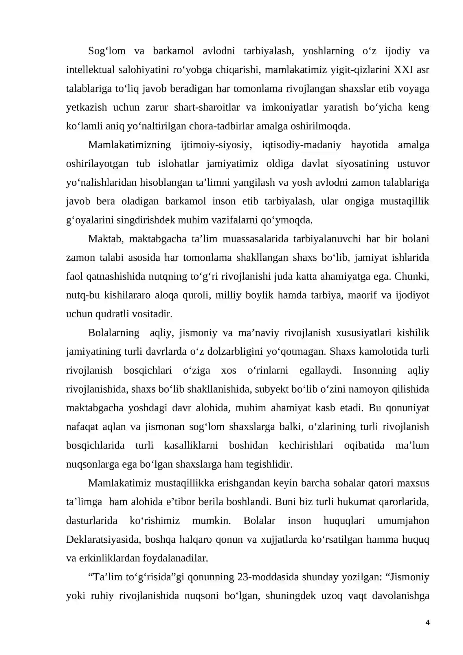 Nutqi to‘liq rivojlanmagan bolalar lug’atini boyitishning zamonaviy usullari 4