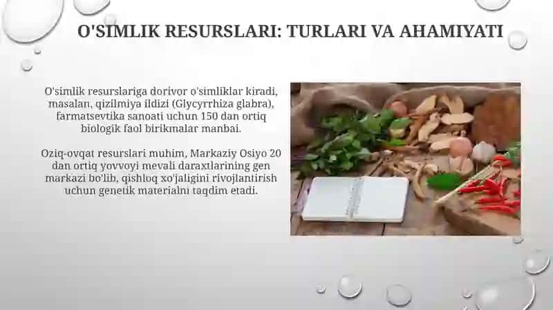Markaziy Osiyo biologik resurslari 4