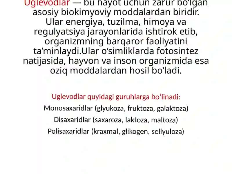 Oziqlanish biokimyosi va sut biokimyosi 4