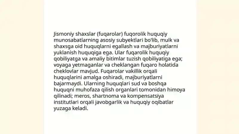 Fuqorolik huquqiy munosabat uning subyektlari 4