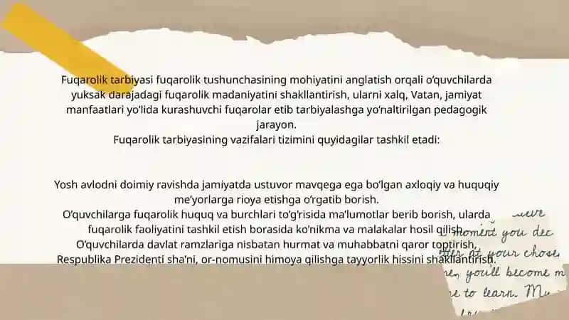 Fuqarolik tarbiyasi 4