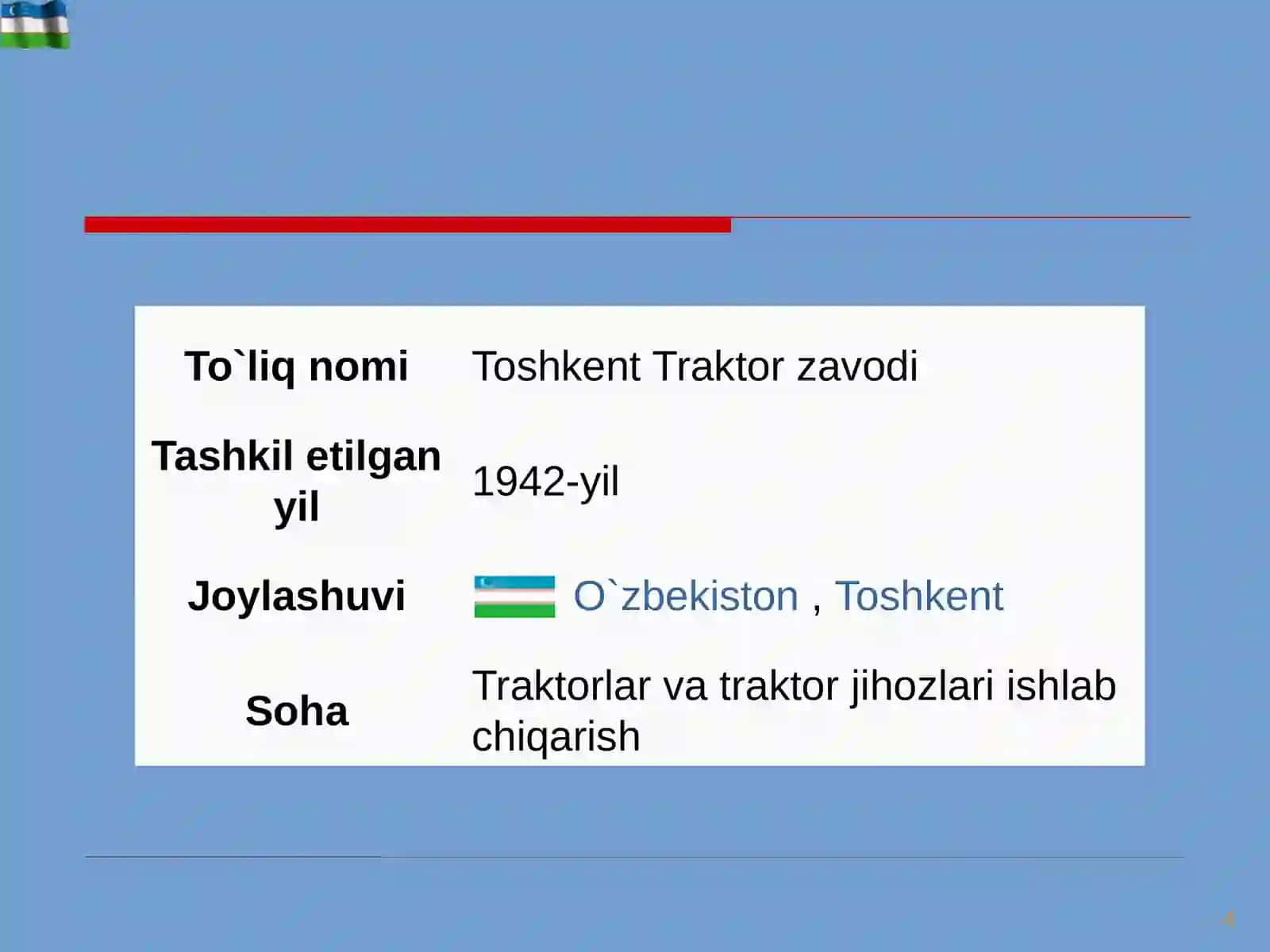 TOSHKENT TRAKTOR ZAVODI: KECHA VA BUGUN 4