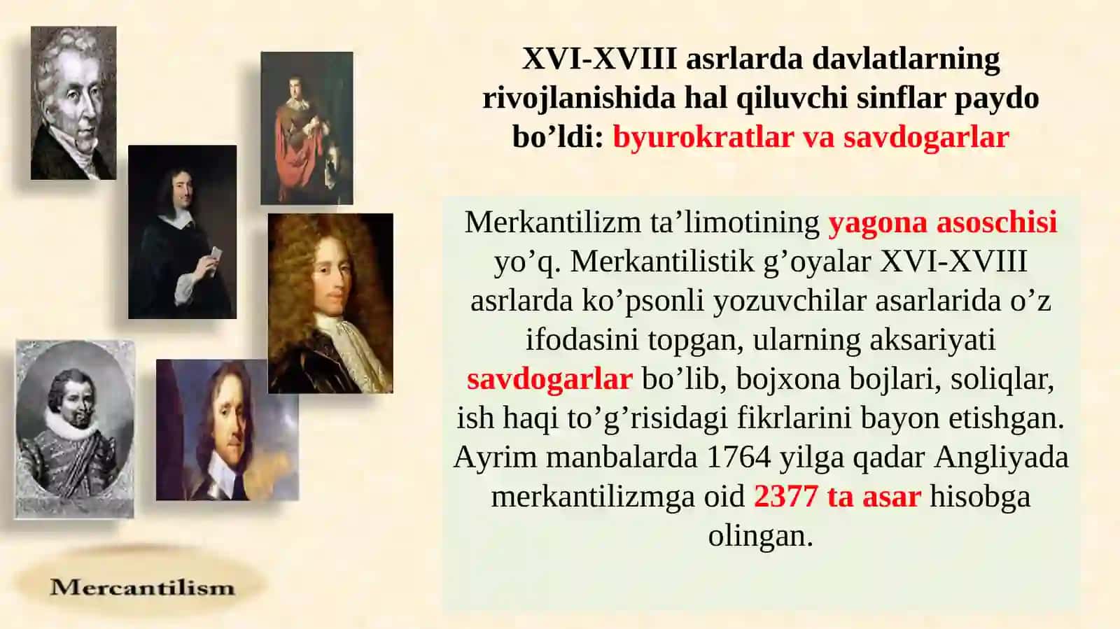 Merkantilizm taʼlimotining mohiyati 4
