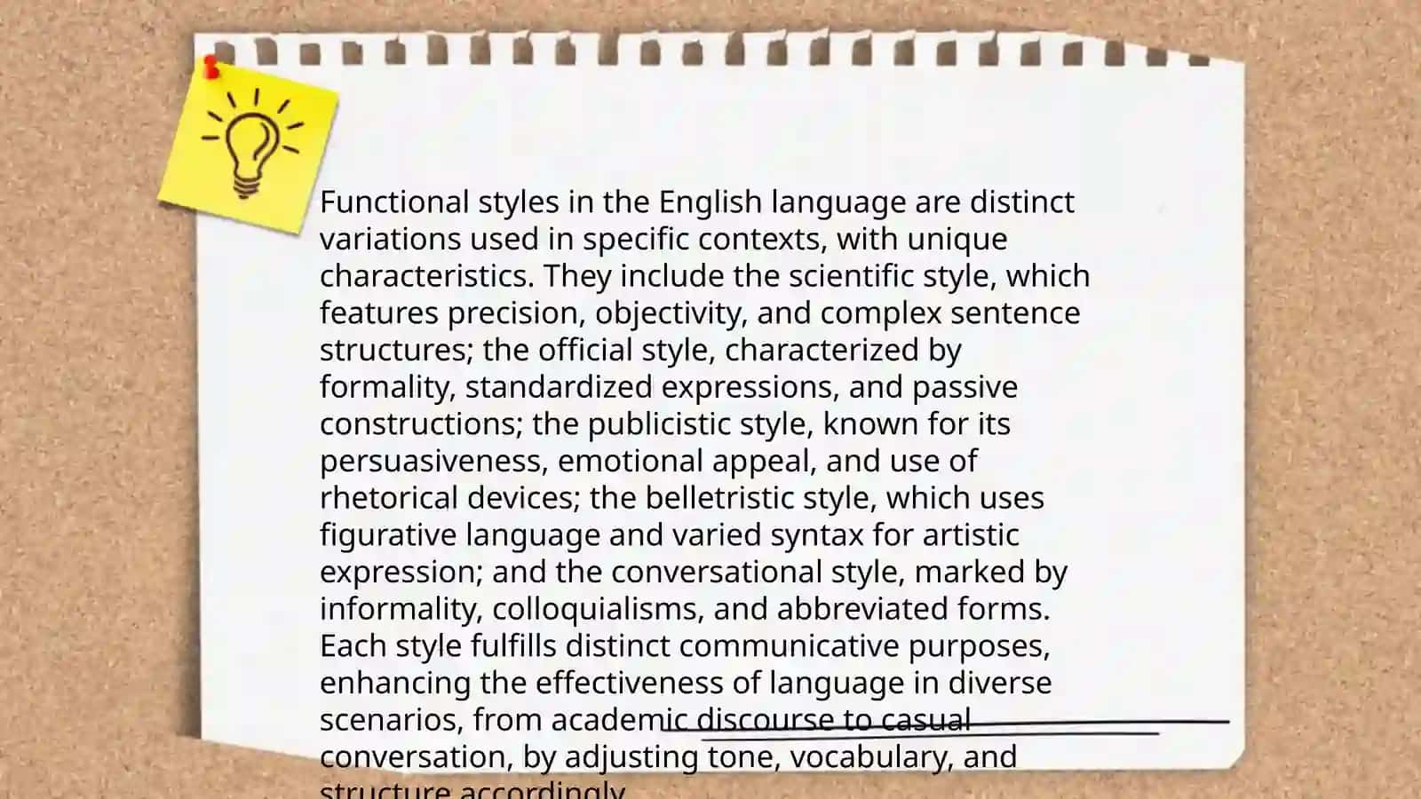 FUNCTIONAL STYLES OF THE ENGLISH LANGUAGE 4