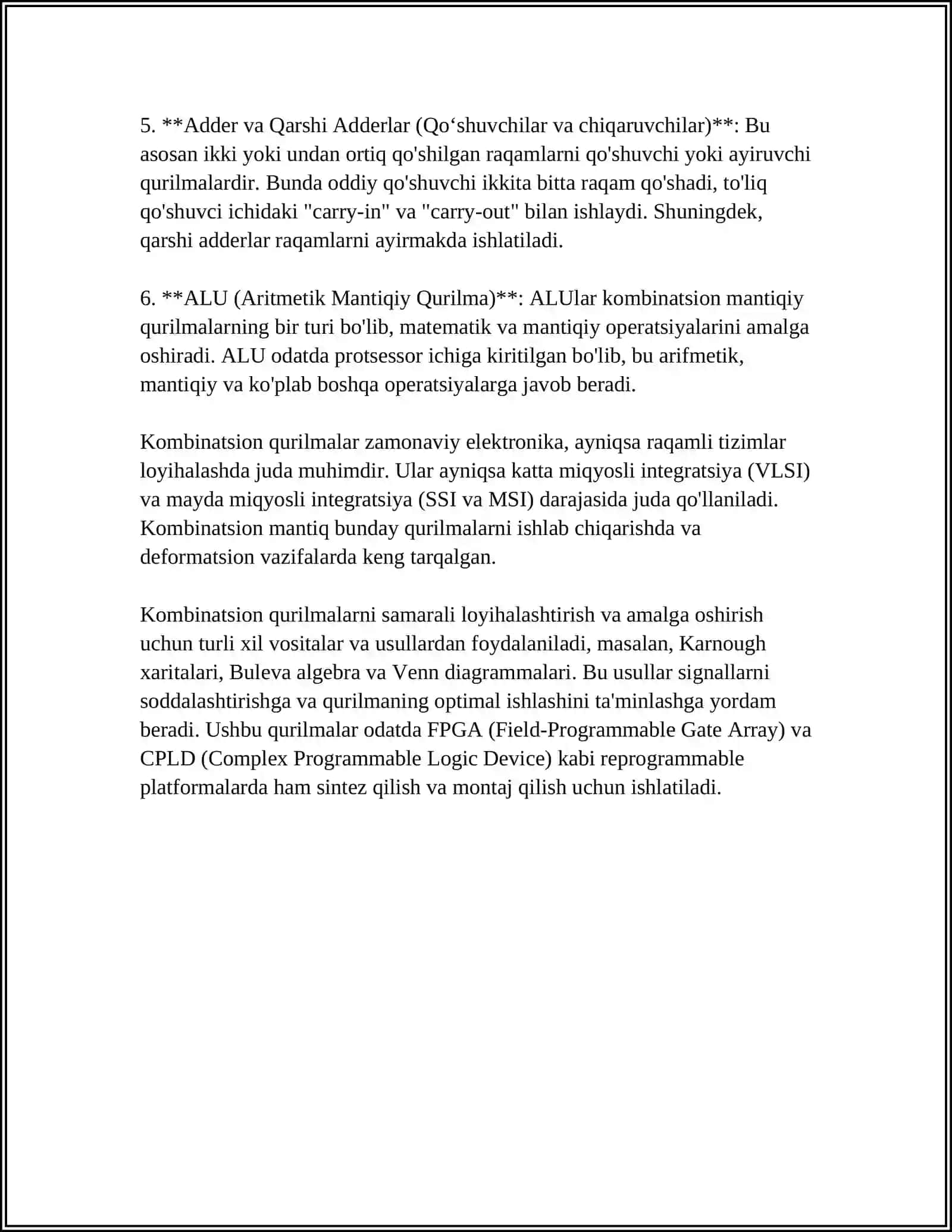 KOMBINATSION QURULMALARNING VAZIFALARI VA PARAMETRLARI 4
