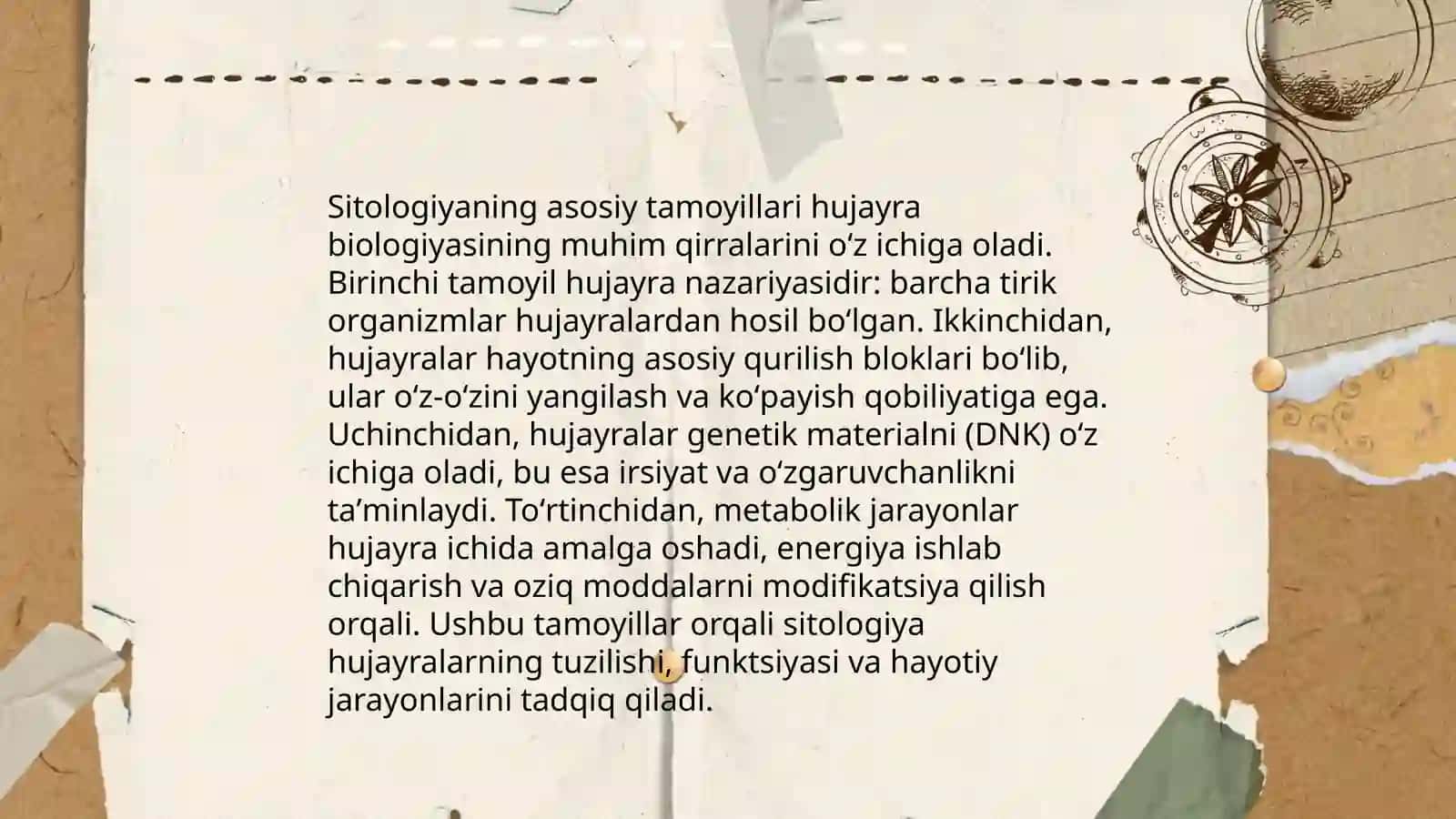 Sitologiya.Optik asboblarni tibbiyotda qo'llanilishi.Viruslar.Prokariotlar Yusupov Azizbek 4
