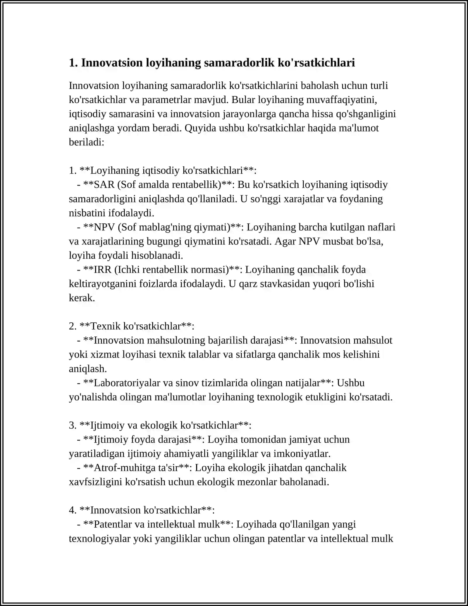 INNOVATSION LOYIHANING SAMARADORLIGI 4