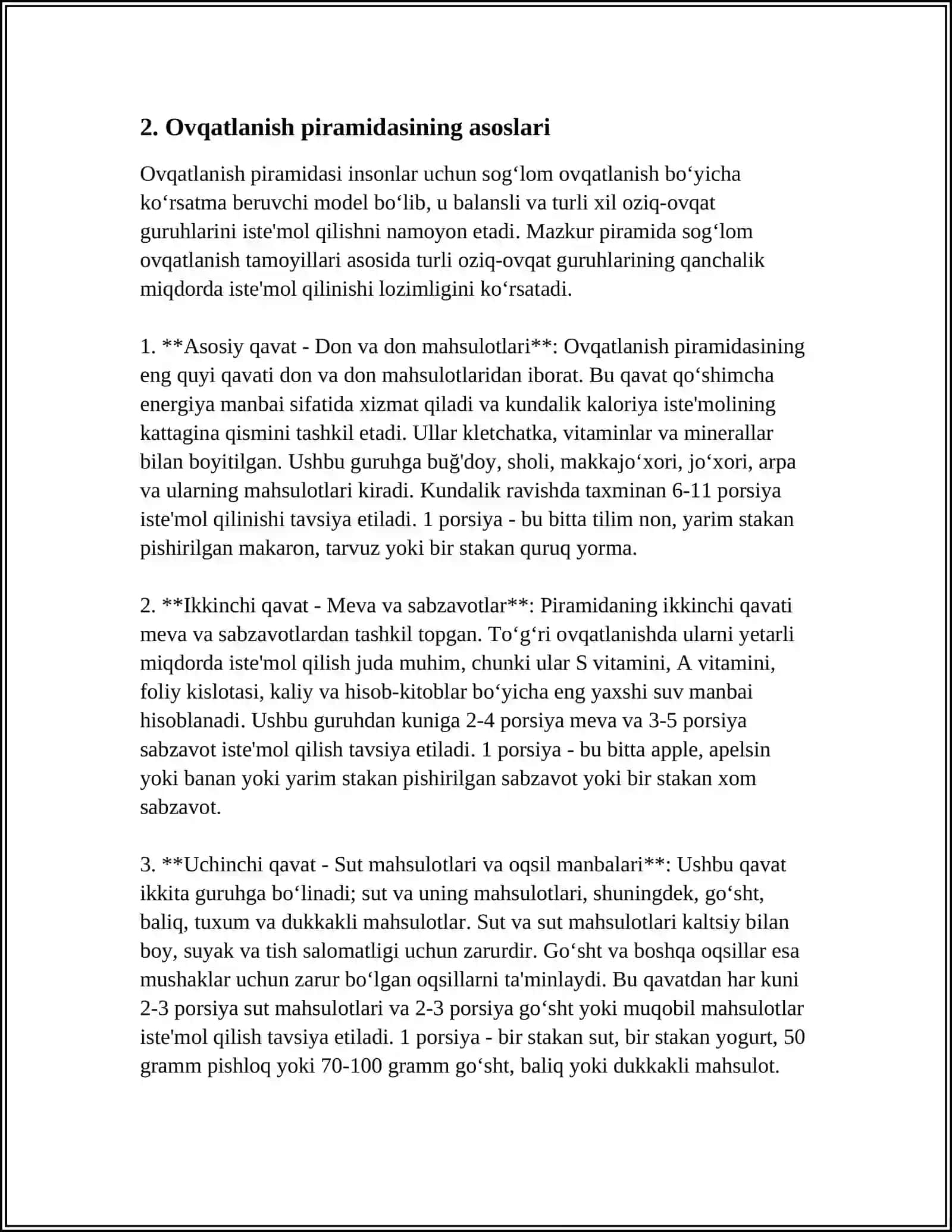 OVQATLANISH PIRAMIDASI 4