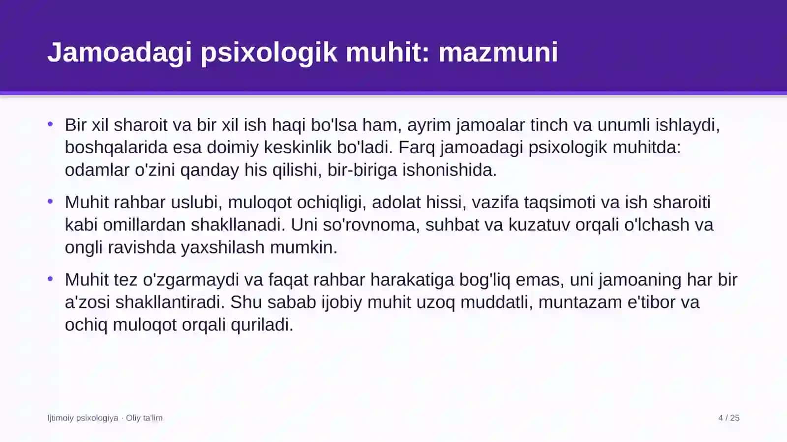 chegara qo'shinlarida jamoadagi psixologik muhit 6523 4