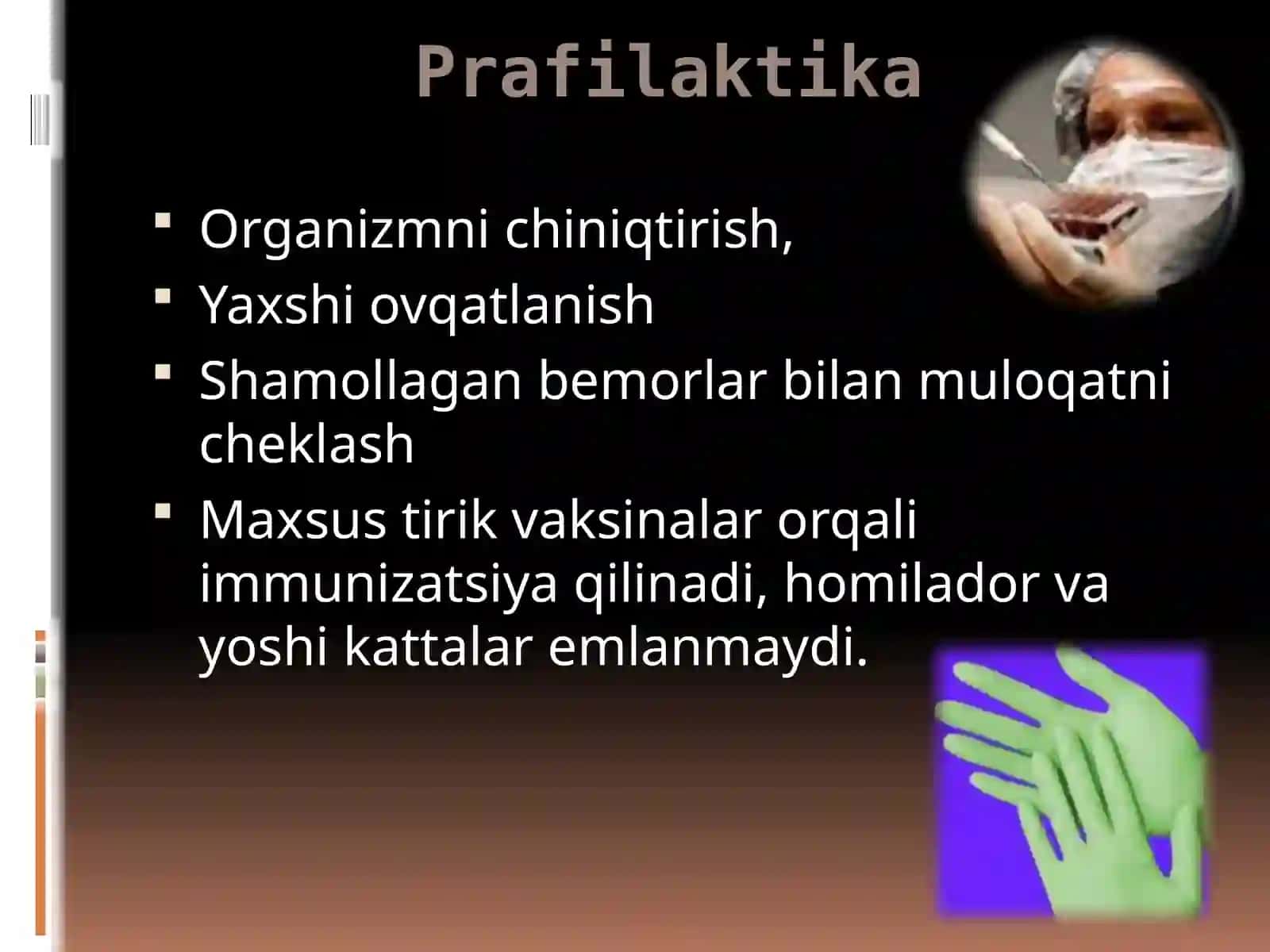 Yuqumli va yuqumsiz kasalliklar, Vitaminlar 4