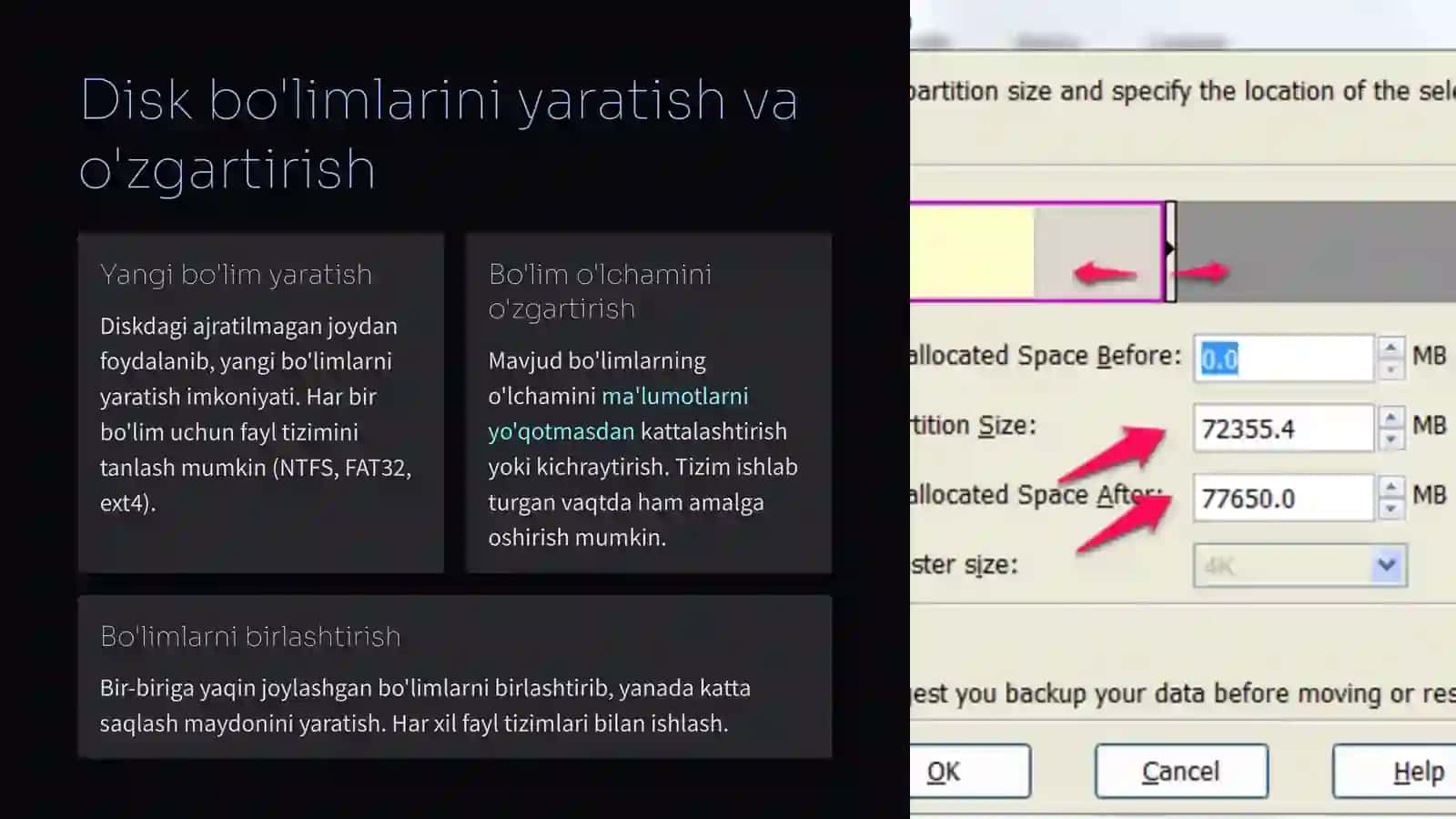 Acronis Disk Director bilan ishlash:disklarniboshqarishning qulay yo'li 4