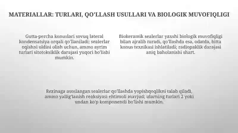 Root Kanali Plombalash Materiallari 4