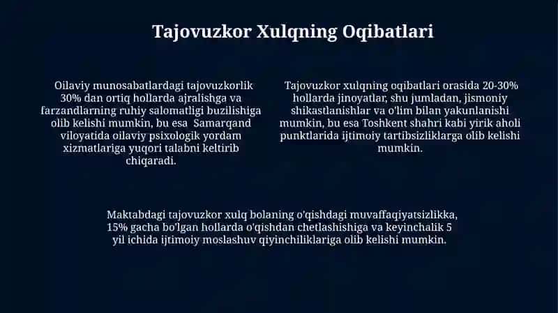 Tajovuzkor Xulqning Sabablari 4