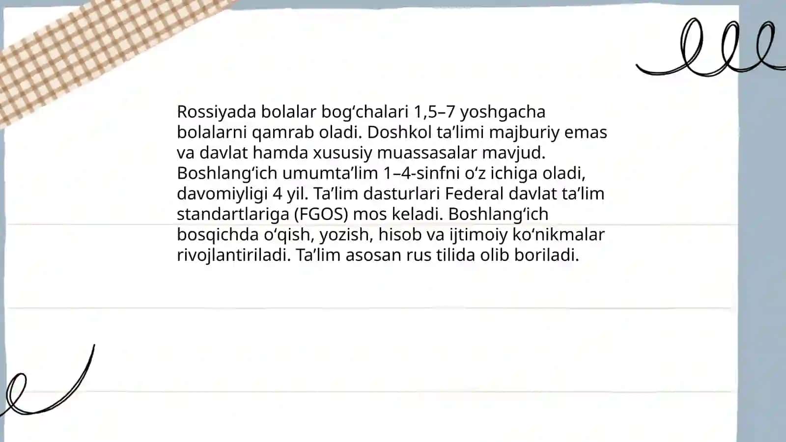 Rossiya taʼlim tizimi 4