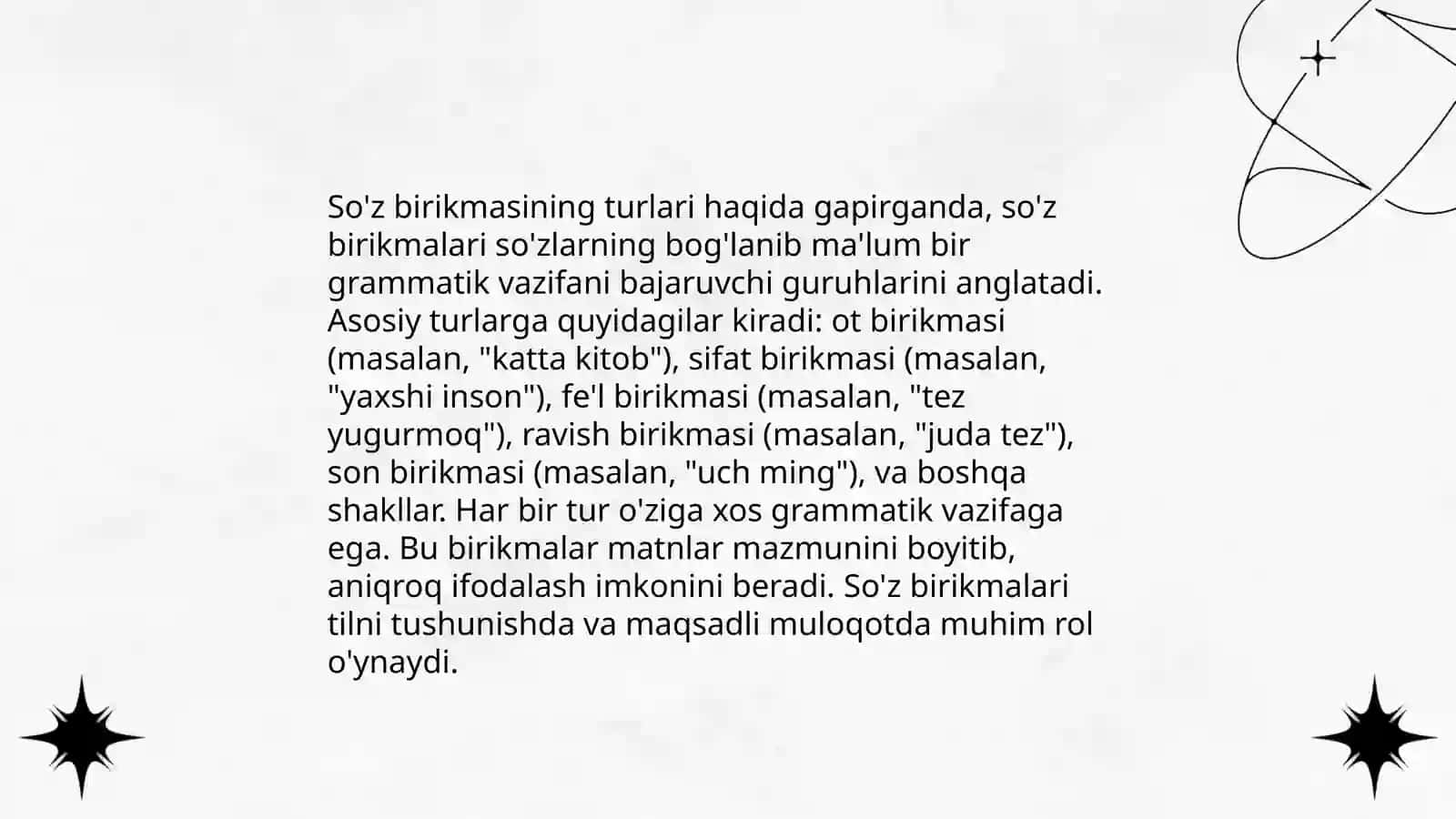 So'z birikmasi va qo'shma so'z 4