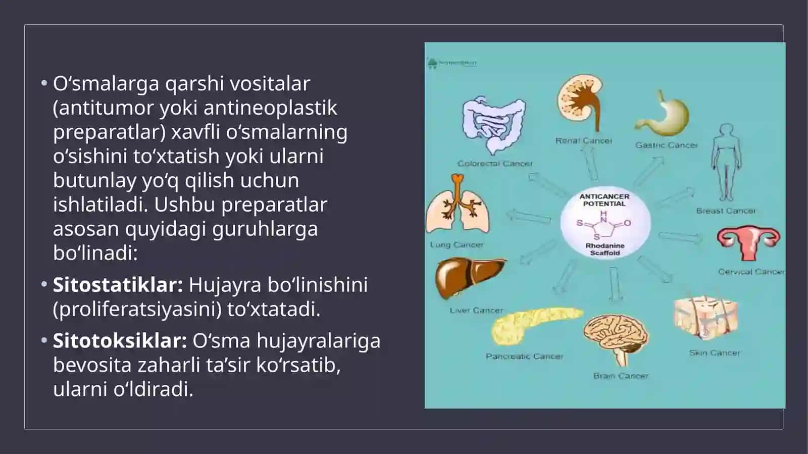 Xavfli o‘smalarga qarshi vositalar 4