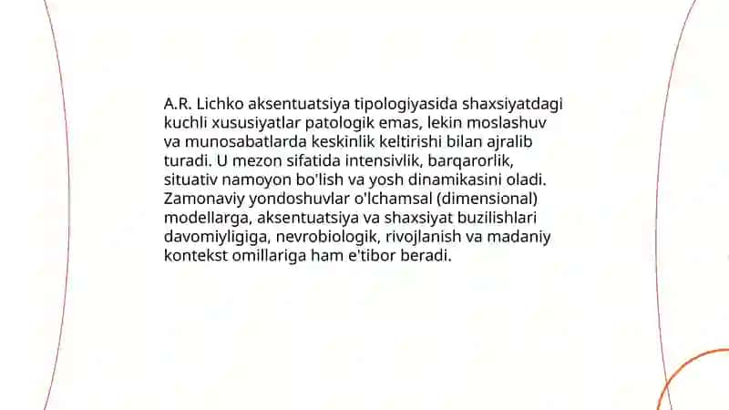 Xarakter aksentuatsiyasini õrganish 4