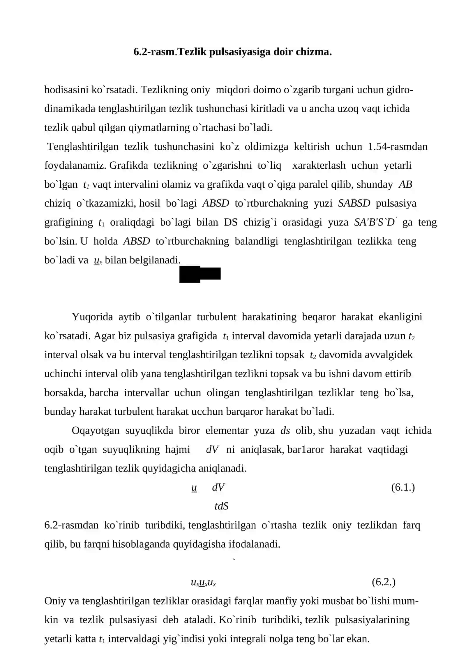 Suyuqliklarning turbulent harakati 4