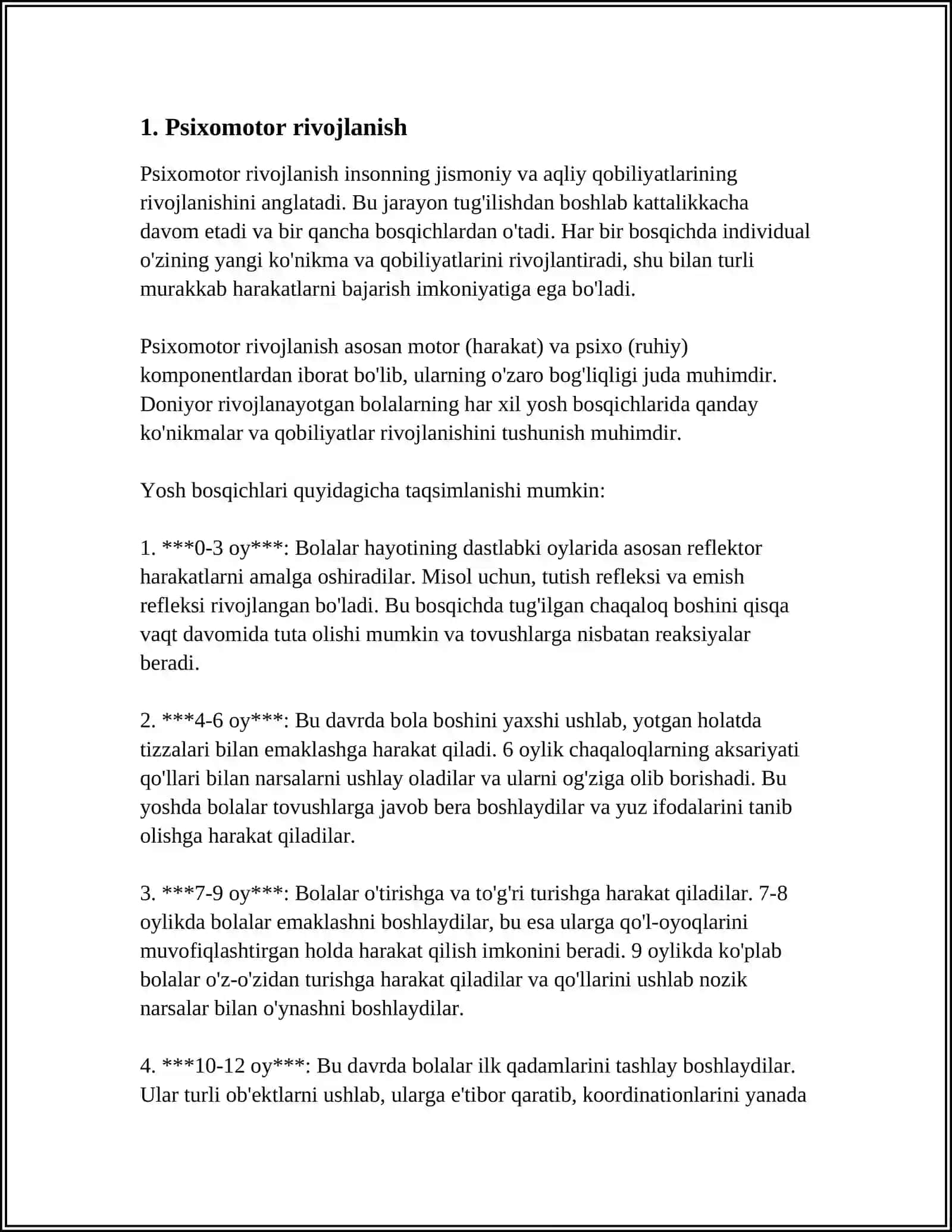 PSIXOMOTORIKANING XUSUSIYATLARI 4