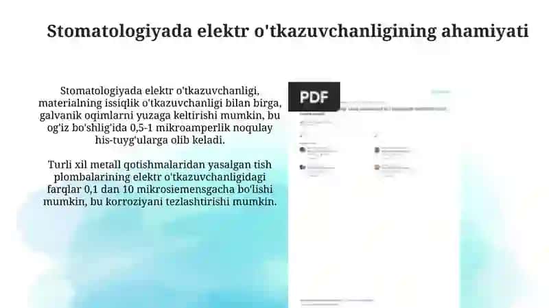 Elektr tokining turli muhitdagi tabiati 4