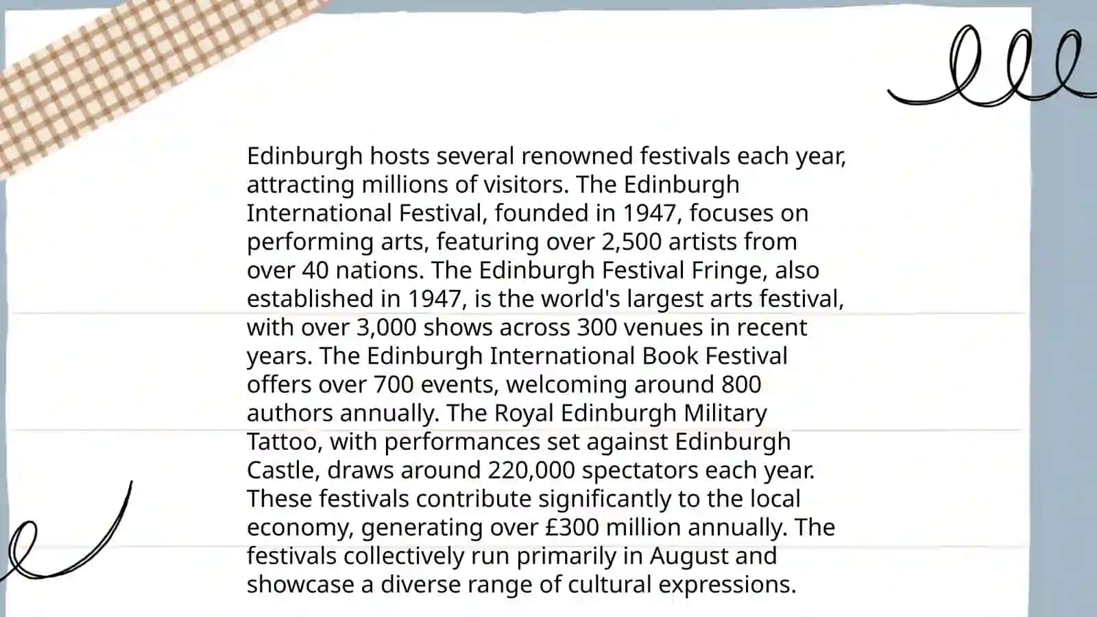 Tourism of Scottish 4