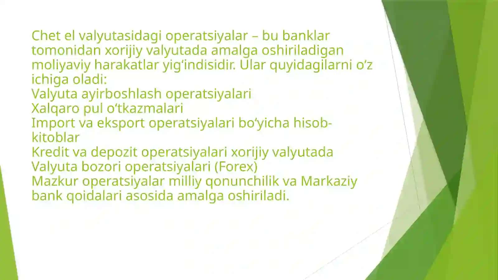 CHETEL VALYUTASIDAGI OPERATSIYALAR VA HISOB-KITOB SHAKLLARINING AUDITI 4