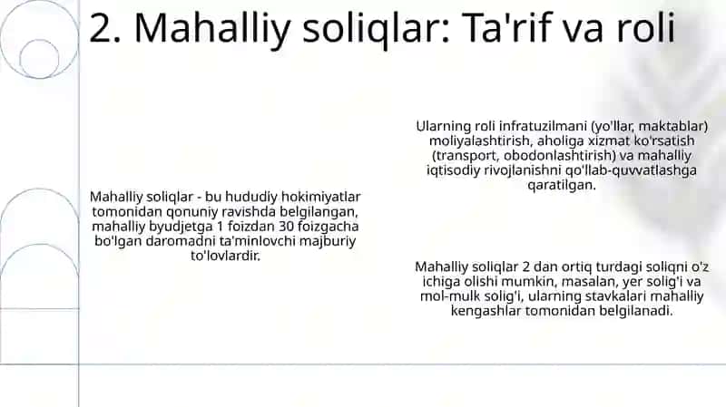 Umumdavlat va mahalliy soliqlar 4