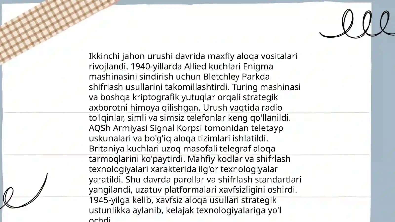 Simli va simsiz aloqa vositalari 4