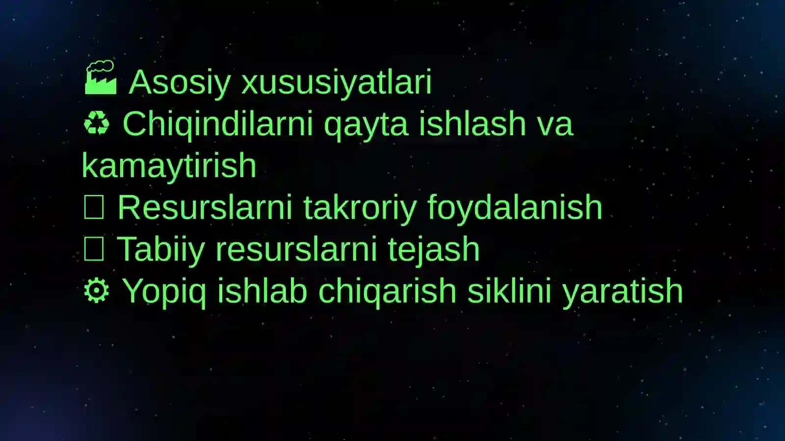 Regeneratsion ishlab chiqarish va uning afzalliklari 4