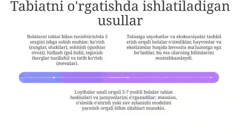 Pedagogning tabiat bilan tanishtirishdagi talablari 4