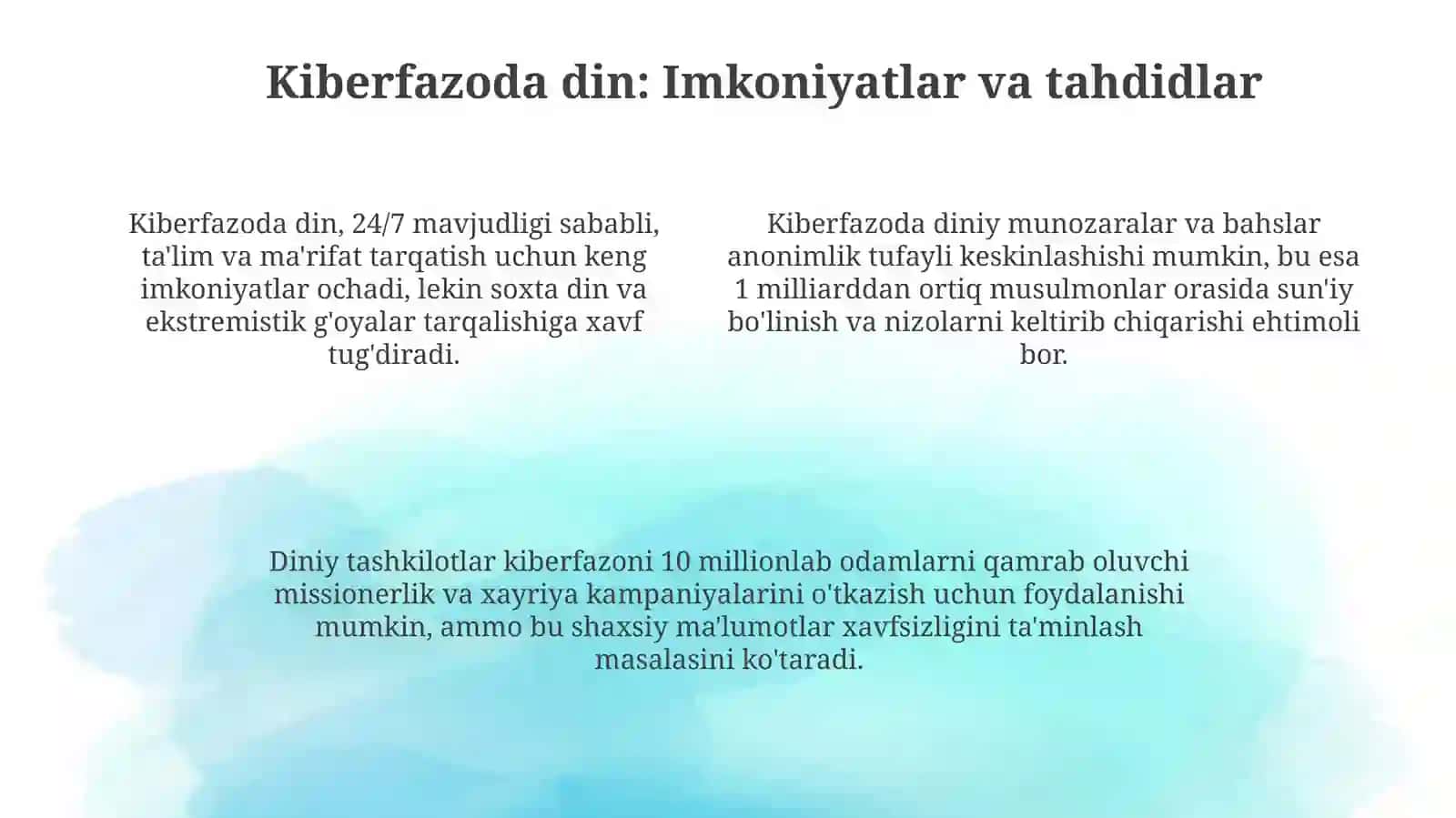 Kibermakonda din omili 4