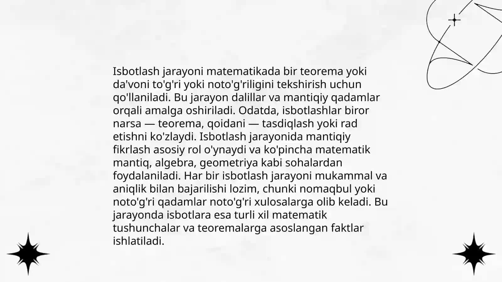 Isbot va dalil 4