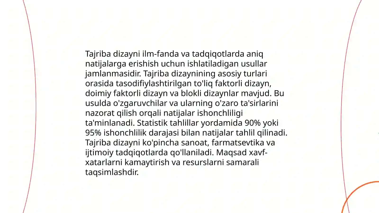 Tajribada muqobillikka erishish 4