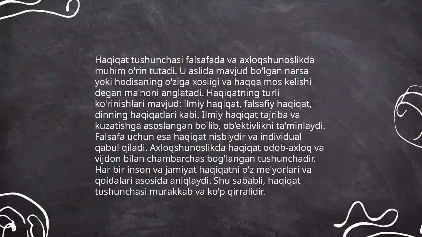 BILISH NiMA falsafa fanidan silayd 4
