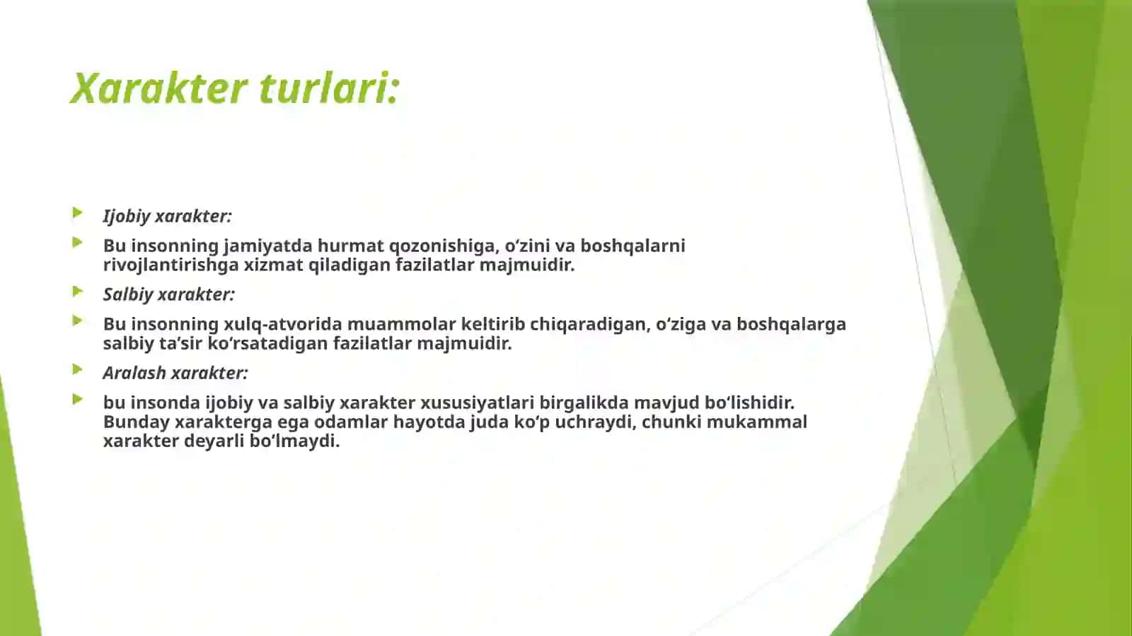 Xarakter tushunchasi 4