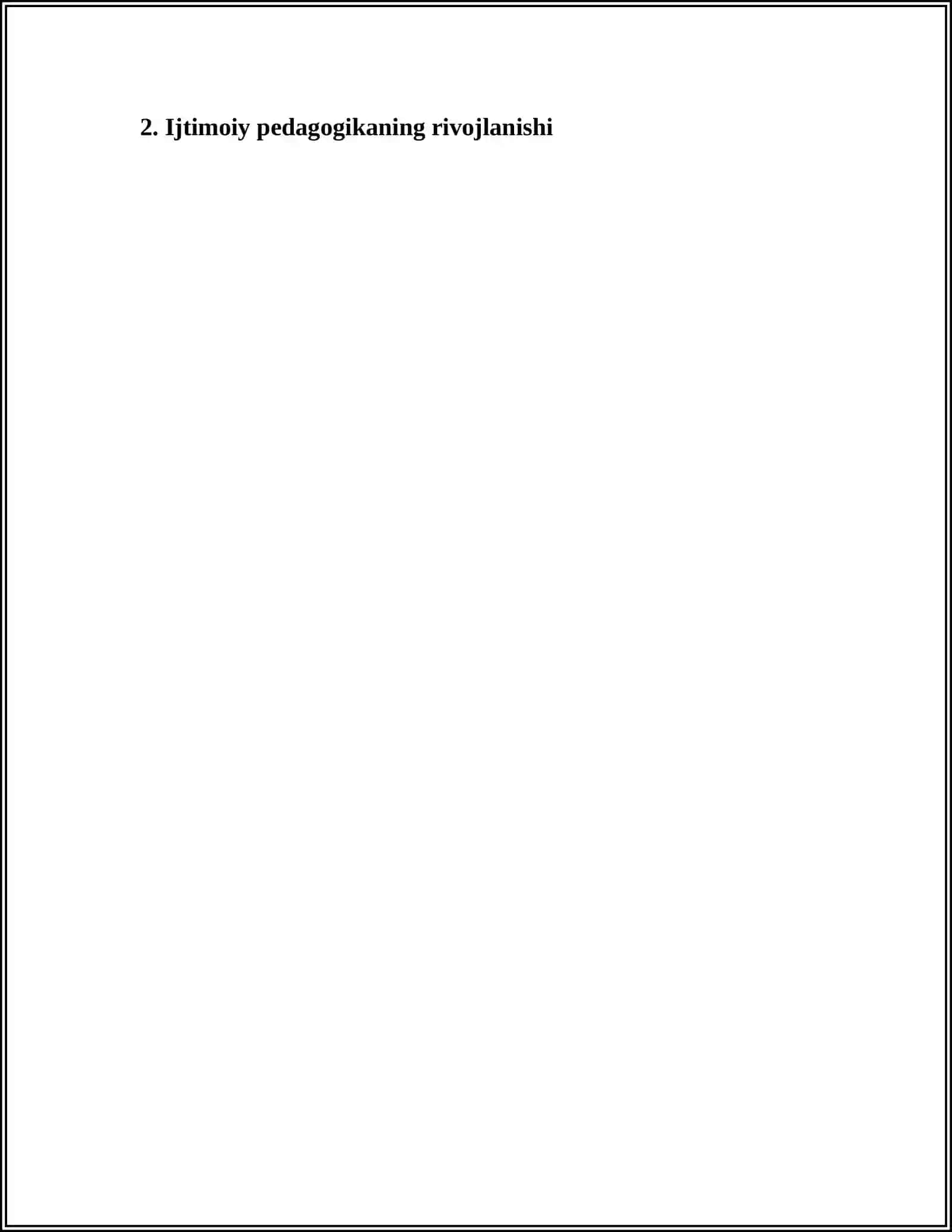 Ijtimoiy Pedagogikaning Tarixi 4