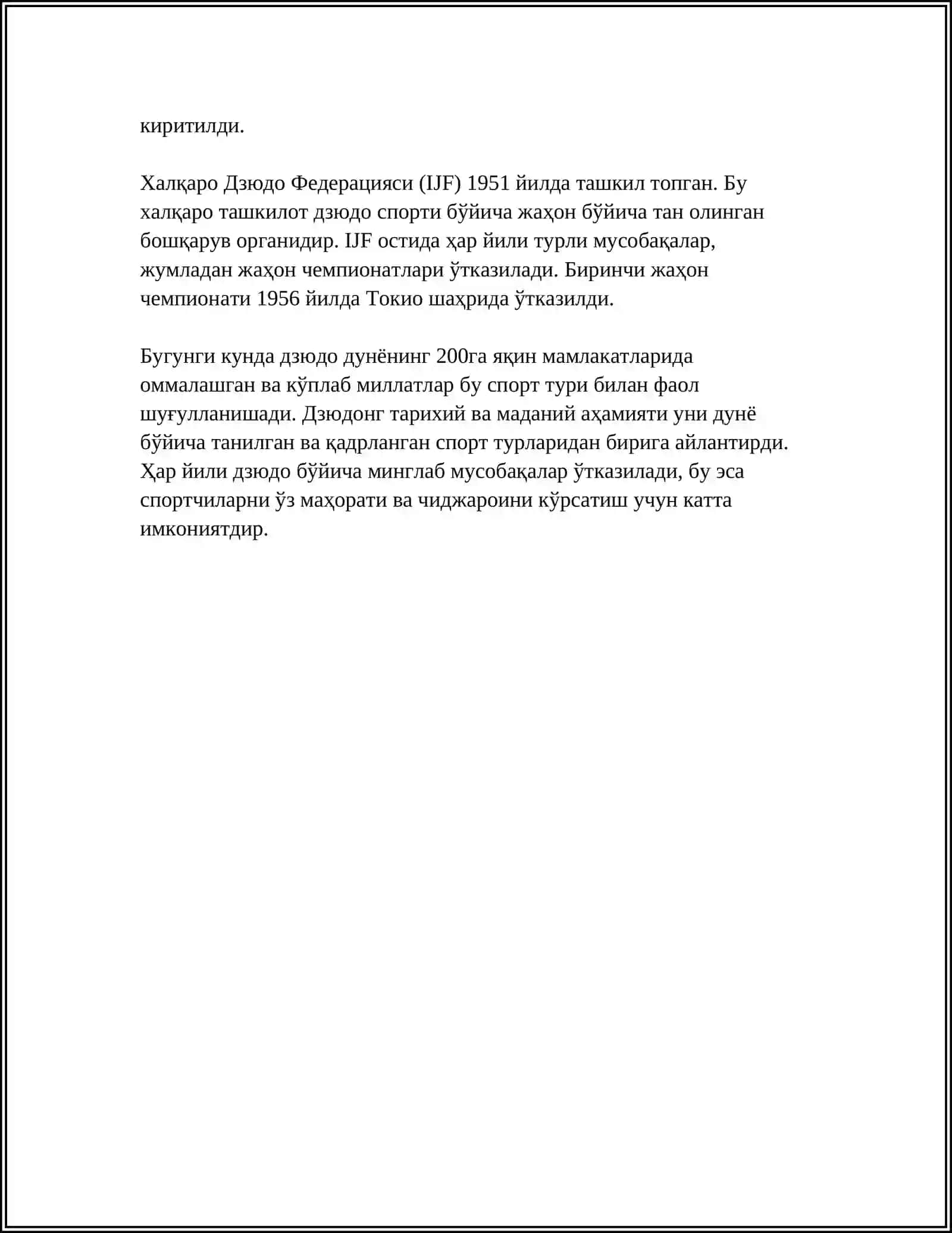 DZYUDO SPORTI TARIXI VA QOIDALARI 4