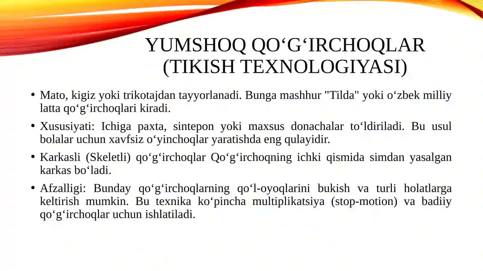 Qo‘girchoq yasash texnikasi 4