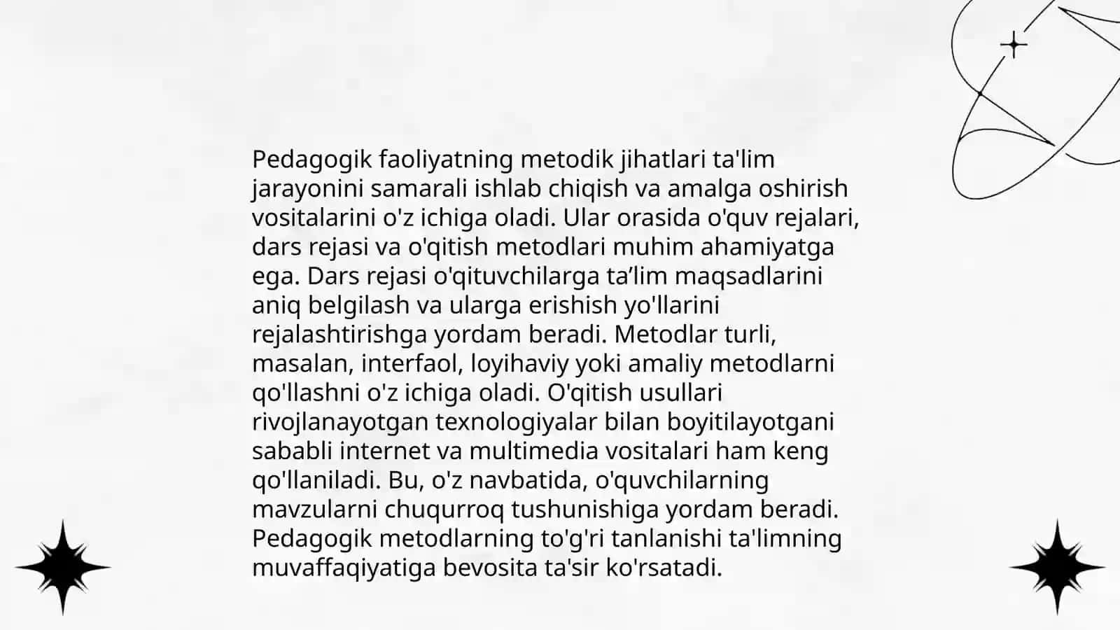 Pedagogik mahorat kursi vazifalari 4