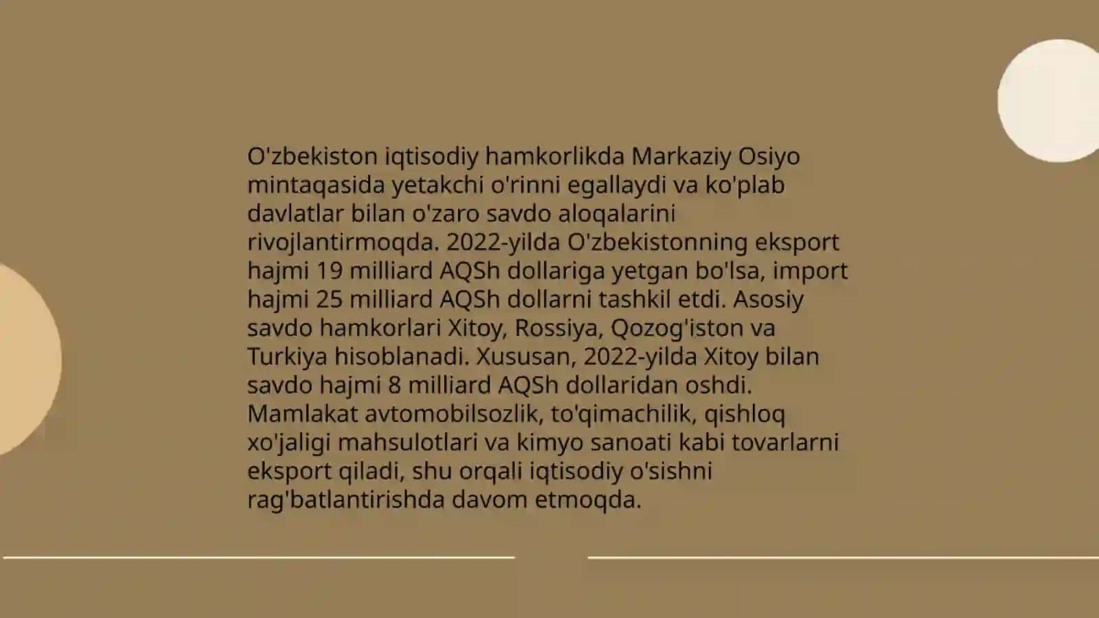 O'zbekistonning gesiyosiy va geoiqtisodiy o'rni 4