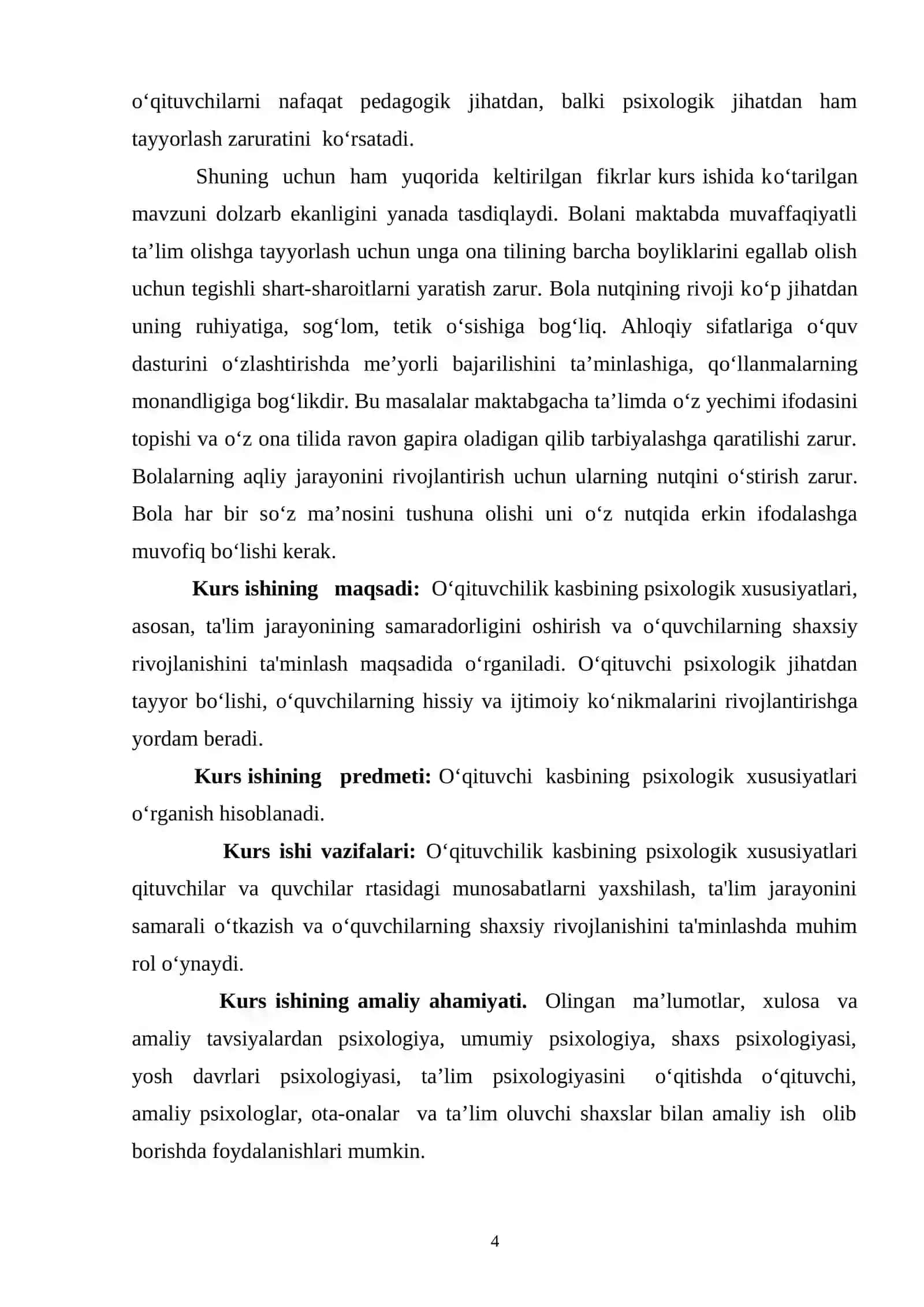O‘qituvchilik kasbining psixologik xususiyatlari 4