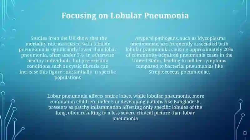 Lobular pneumonia 4