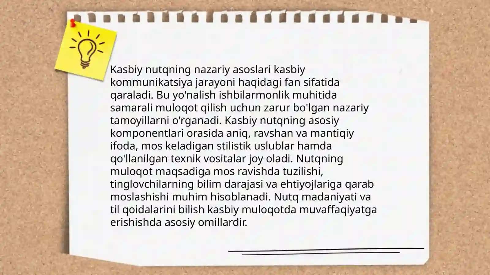 Kasbiy nutq asoslarining nazariy asoslari 4