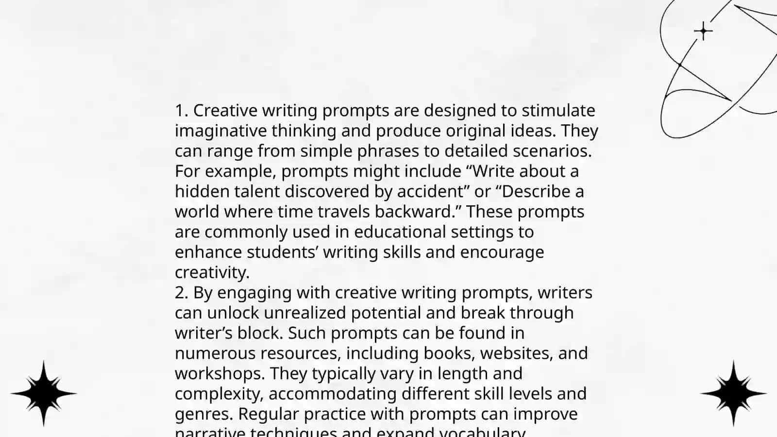 Creative tasks for children 4
