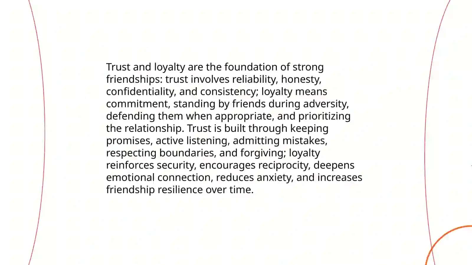 The Importance of Friendship 4