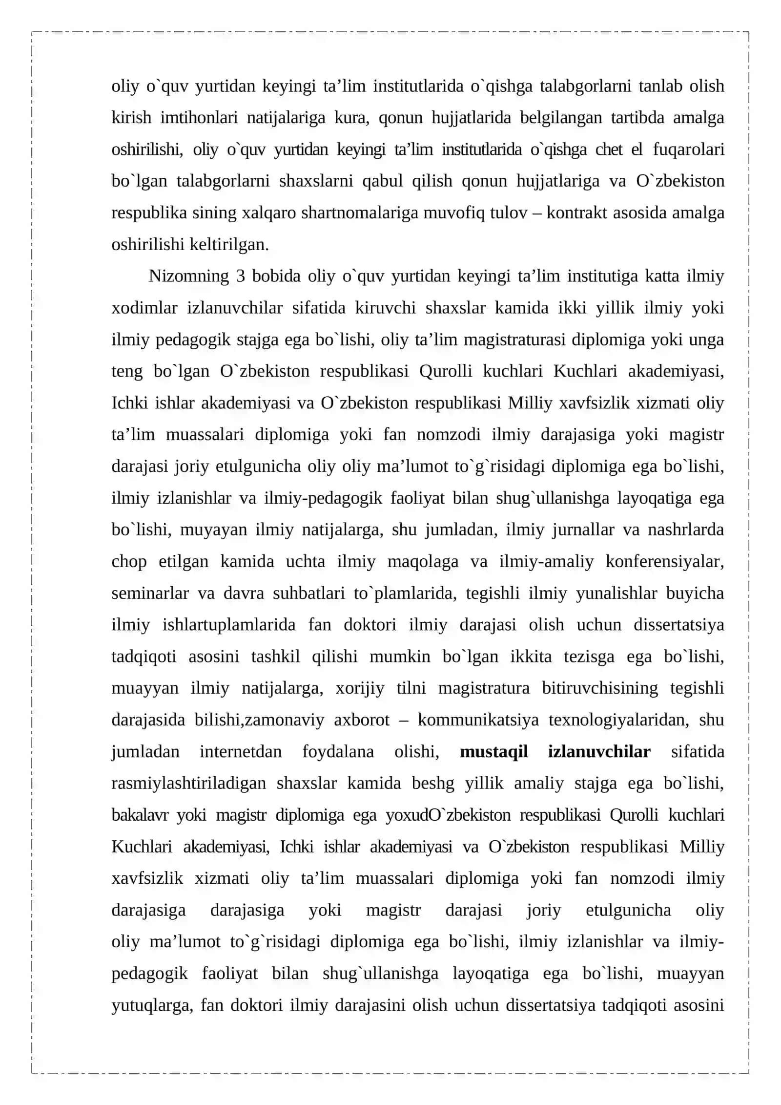 Oliy ta’limdan keyingi ta’lim tizimi 4