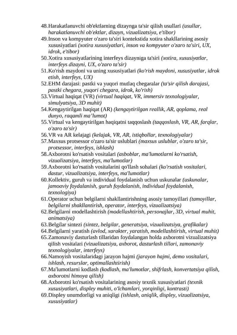 Inson va kompyuterning o'zaro ta'siri 4